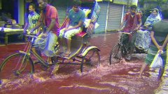 印度血雨是真实事件吗？是因气候变暖导致的