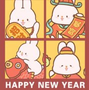 兔年吉祥话祝福语，各种兔年的吉祥成语（四字、五字）