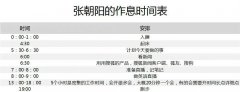 网传的张朝阳作息时间表