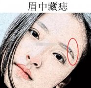 眉中藏痣是什么意思？眉中藏痣的女人会有贵人吗，命运如何