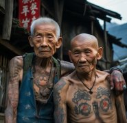 纹身老了后会变什么样，看几张照片吧