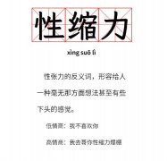 说你性缩力爆棚是什么意思，我去哥你性缩力爆棚什么梗