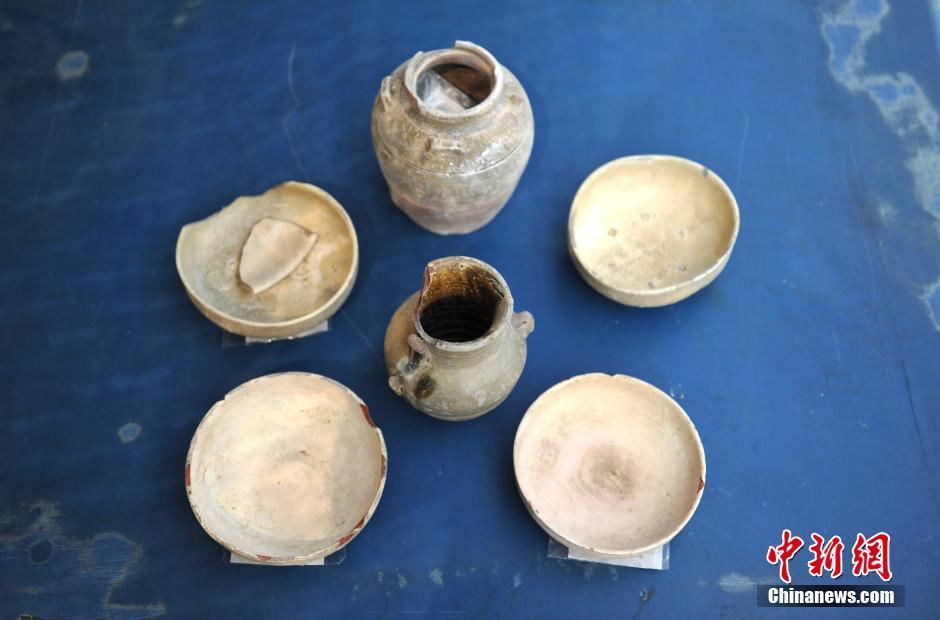 组图：成都工地发现盛唐时园林遗址