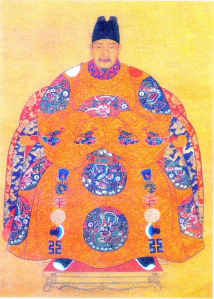 崇祯皇帝。