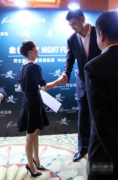 海清与姚明