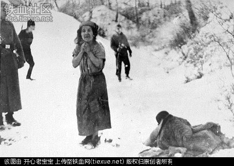 二战集中营惨烈黑镜头:纳粹血腥屠杀犹太人(组图)