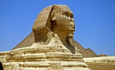 狮身人面像的来历和传说,狮身人面像的鼻子怎么塌了?