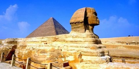 狮身人面像的来历和传说,狮身人面像的鼻子怎么塌了?