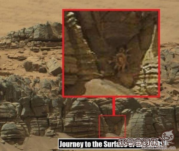 NASA火星照惊现女外星人,你相信火星上有生命吗?