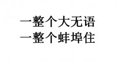 一整个大无语是什么梗？一整个蚌埠住是什么意思？