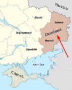 顿巴斯地区地图位置在哪，顿巴斯地区包括哪些？