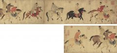 五王醉归图里面是那五个王？五王醉归图作者任仁发照片